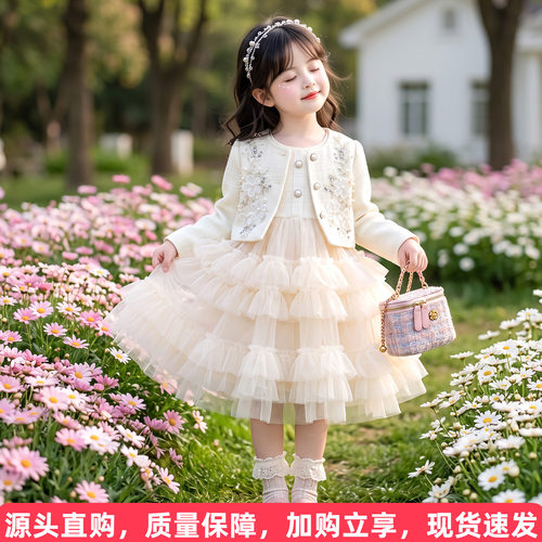 小香风外套背心裙套装
