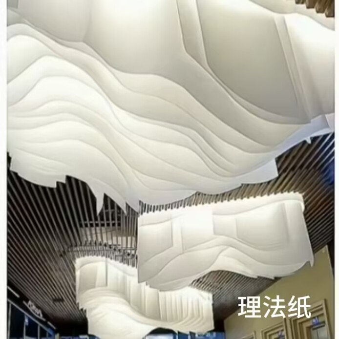 法纹纸配件法国纹理纸阻燃布波浪海绵垫/布料/面料/