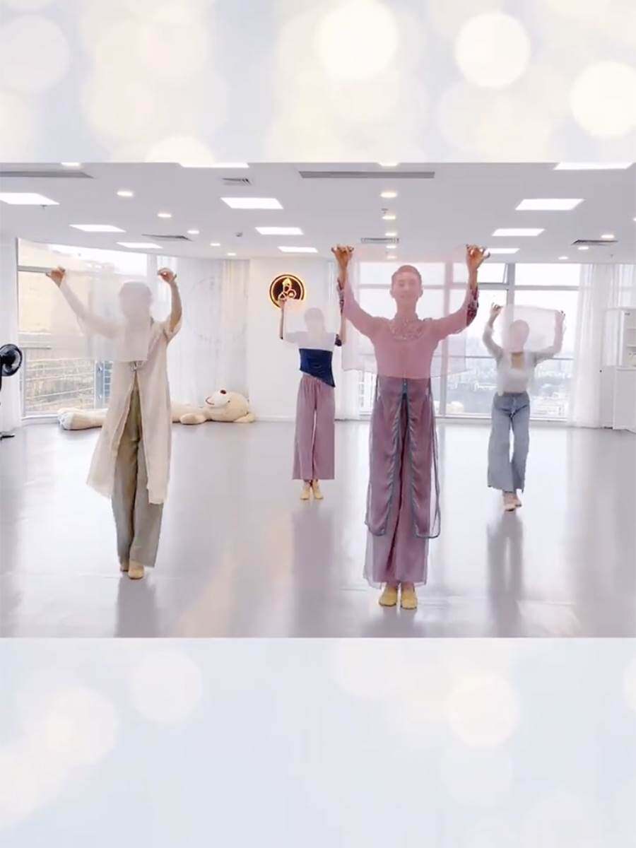 人生若只如初见舞蹈丝巾轻薄款飘逸跳舞演出道具透明纱巾宝宝蒙头