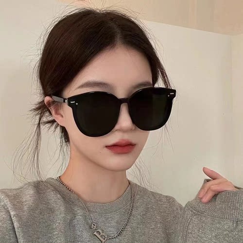 gm墨镜大脸防晒高级女