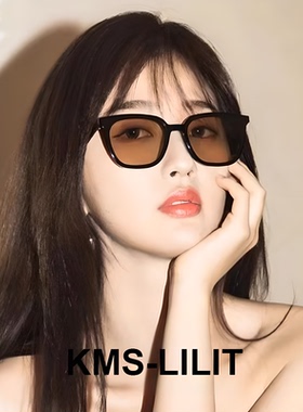 GM墨镜女款防晒防紫外线2026新款黑框茶色lilit高级感太阳镜眼镜