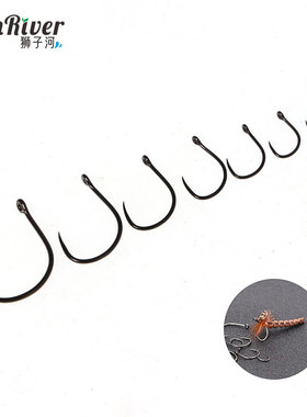 25枚装蜉蝣钩 进口锋利无倒刺高强拉力 短柄宽腹钩 高碳钢14301