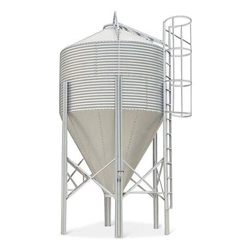 鸡舍畜牧配件料仓自动化料线配合料塔镀锌板猪场上料储存罐猪舍热