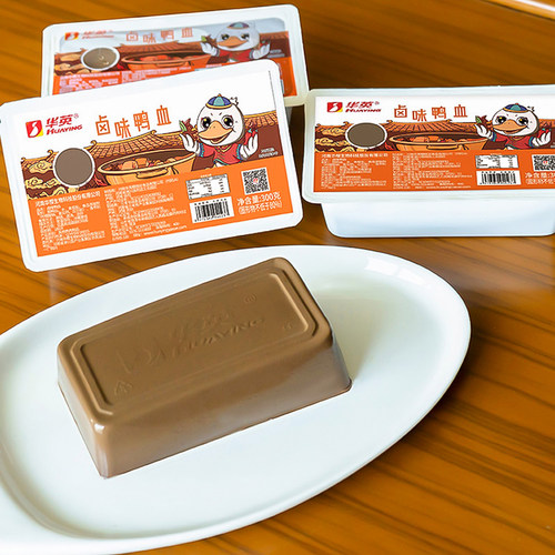 【3盒装】华英卤味鸭血300g火锅凉拌食材