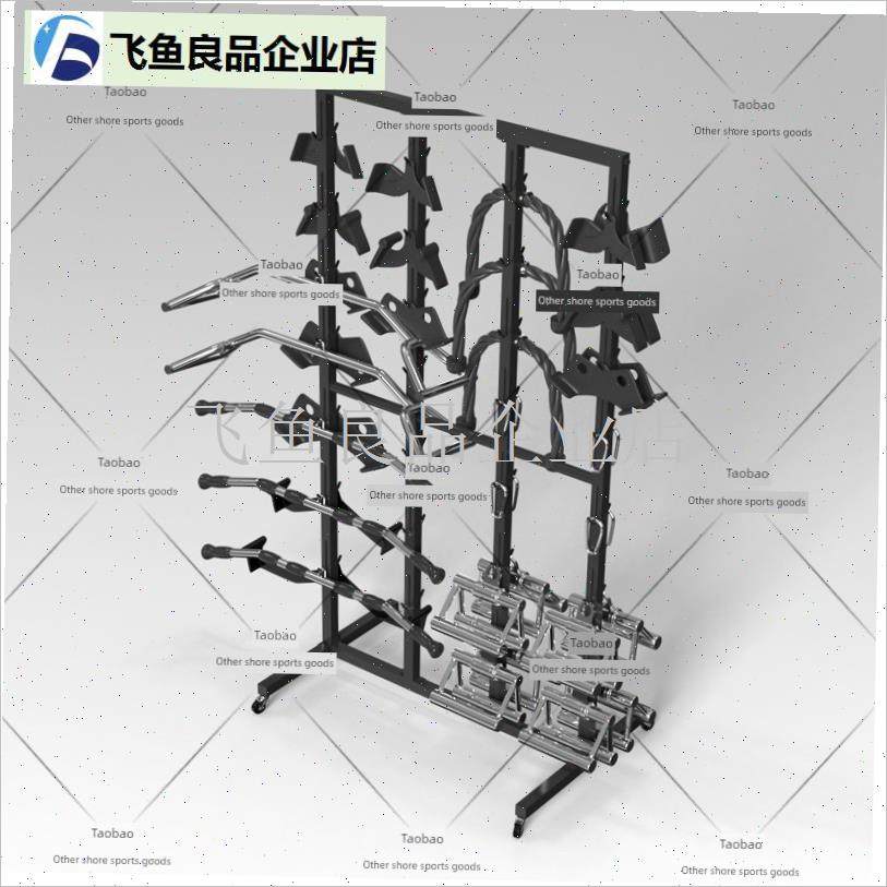 大飞鸟配件放置架大型力量器械配件健身房器材R高位下拉把手收纳,