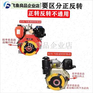 风冷柴油机配件大全173oF178F186F192F微耕机发电机手摇免拉启动,