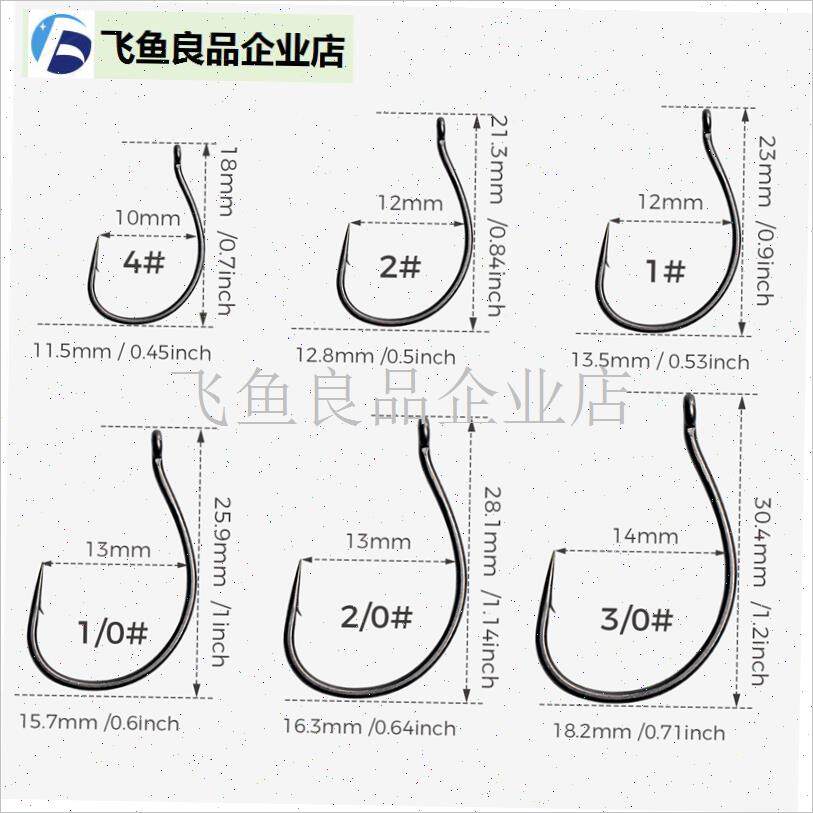 100枚倒钓钩Wackyr钓组鱼钩小号倒吊鲈鱼盒R装面条虫加强路亚泥,