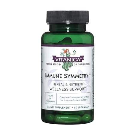 Vitanica Immune Symmetry， Immune Support， Vegan， 60 Capsu