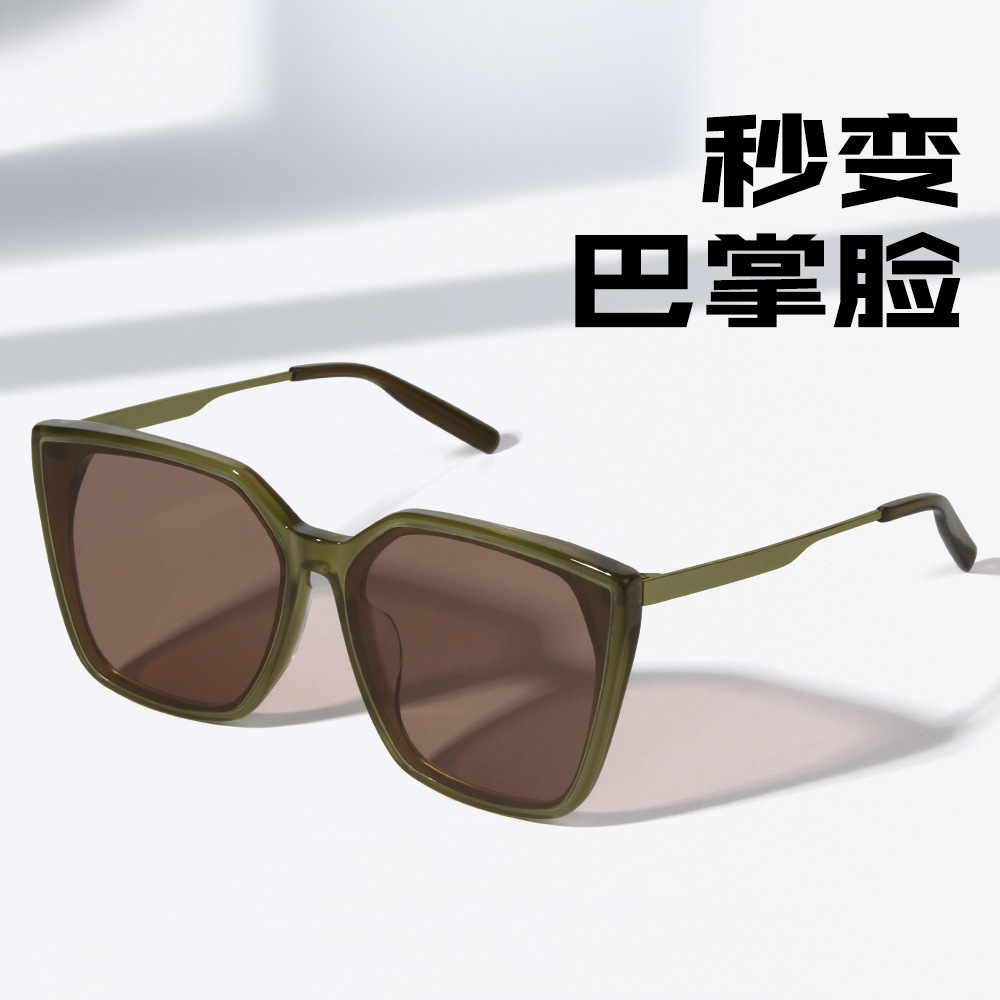 同款墨镜偏光大框女显瘦太阳镜开车街拍时尚百搭防紫外线眼镜