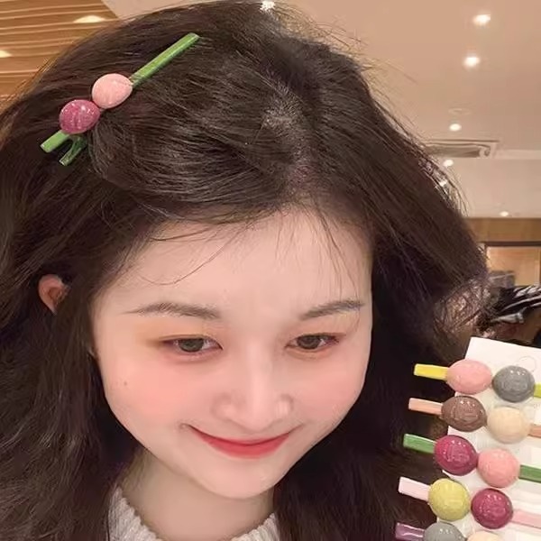 韩国同款糖果色刘海发夹一字夹女侧边夹发卡后脑勺卡子头饰鸭嘴