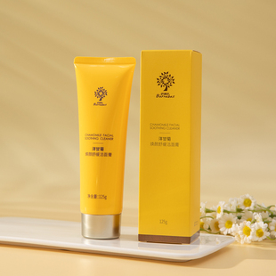 巴拿巴洋甘菊焕颜舒缓洁面膏乳修护保湿补水洗面奶清洁敏感肌125g
