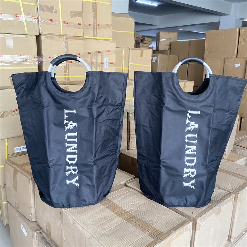 2个装大容量黑色布艺家用脏衣篓脏衣篮 家庭收纳用品收纳篮,收纳整理,脏衣篮,淘宝优惠券,粉丝福利购,淘宝优惠卷