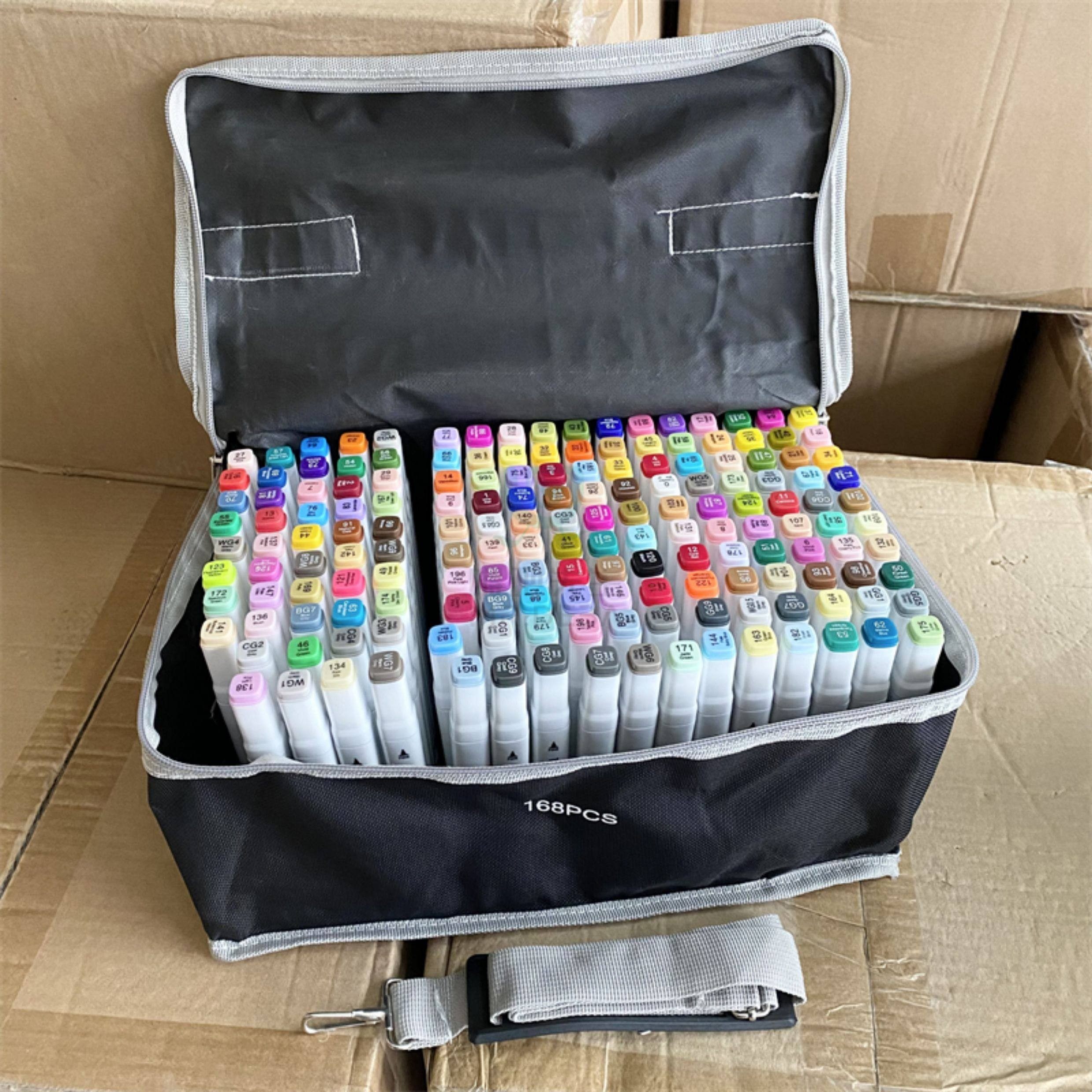 清！168色！双头马克笔美术绘画专用水彩笔,文具电教/文化用品/商务用品,马克笔,淘宝优惠券,粉丝福利购,淘宝优惠卷