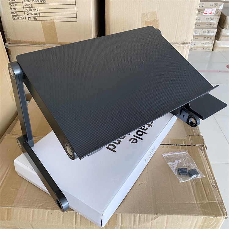 【瑕疵NO退】加厚可折叠可升降膝上笔记本电脑桌子 180度上下调节