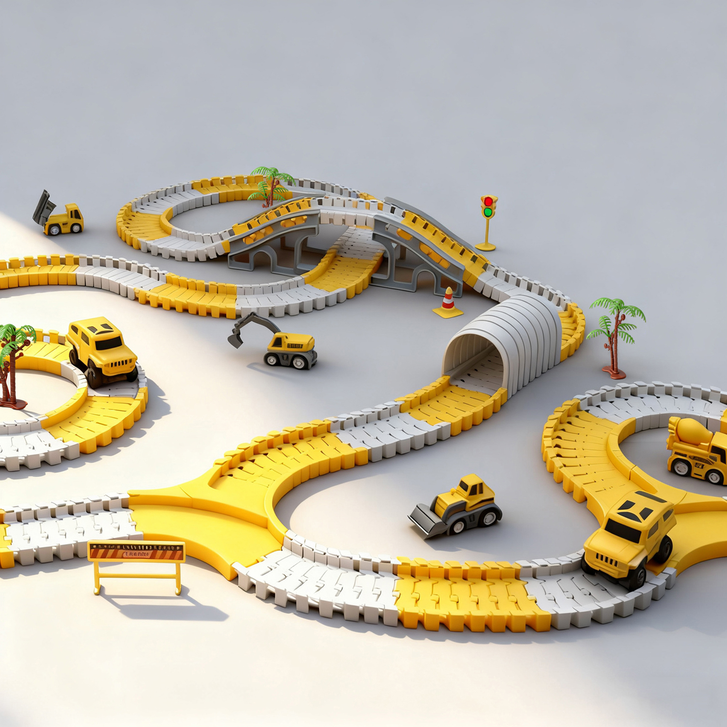 轨道车玩具儿童小火车轨道滑行