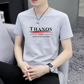 时尚 凉感半袖 休闲百搭印花上衣 t恤男女透气薄款 纯棉弹力亲肤短袖