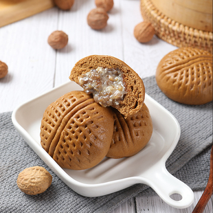 核桃包12个一袋家用营养早餐广式 茶点包子方便速食速冻半成品