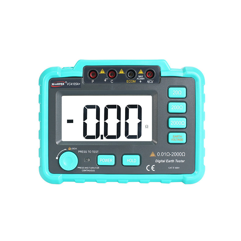 汉研vc4105a接地电阻测试仪接地表电工仪器仪表数字万用表测量