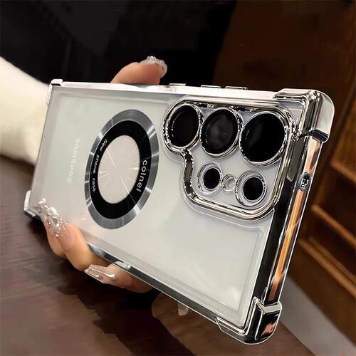Magnetic Case protective mobile case适用三星S26UltraS25+S24 S23手机壳磁吸Translucent Original A5763