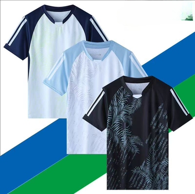 2026新款羽毛球服男女款短袖速干透气运动比赛训练服团队印字定制