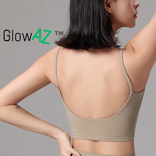 GlowAZ MF高强度运动文胸防震健身健身美背瑜伽纯色内衣lu同款