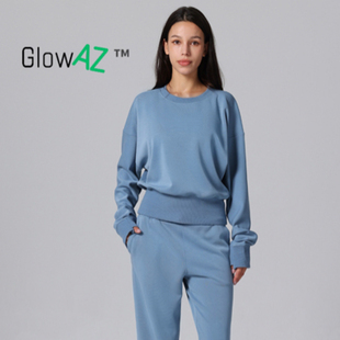 GlowAZ|休闲居家外穿空气层Softstreme圆领运动卫衣T恤卫衣长袖
