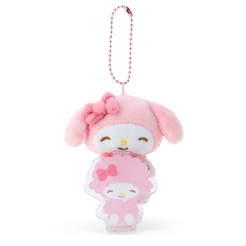 日本Sanrio正品My Melody 毛絨公仔包掛件匙扣NICONICO
