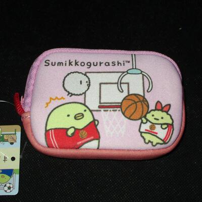日本SanX正品Sumikko Gurashi角落生物  卡包証件包零錢包(籃球)