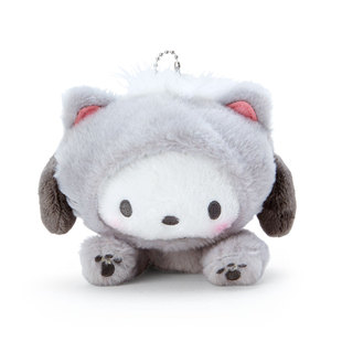 日本Sanrio正品PC狗Pochacco 毛絨公仔包掛件匙扣(小貓)