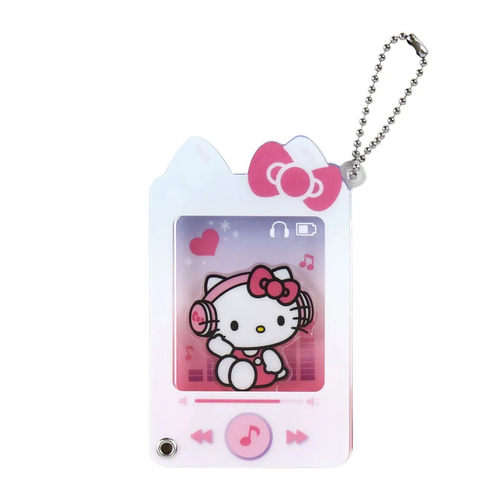 日本Sanrio正品Hello Kitty 亞加力膠匙扣包掛件(Playlist)