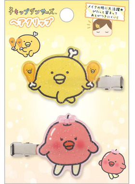 日本SanX正品Chickip Dancers 跳跳小雞 髮夾頭飾2023