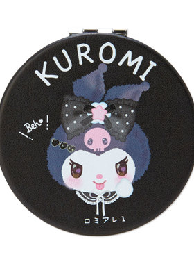 日本Sanrio正品Kuromi可羅米 隨身化妝鏡兩面鏡(Romi-are)