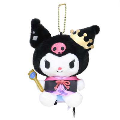 日本Sanrio正品Kuromi可羅米 毛公仔匙扣包掛件FRAGARIA MEMORIES