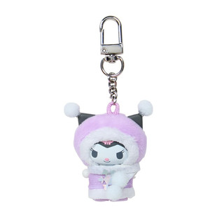日本Sanrio正品Kuromi可羅米 膠公仔匙扣包掛件盲盒(雪精靈)