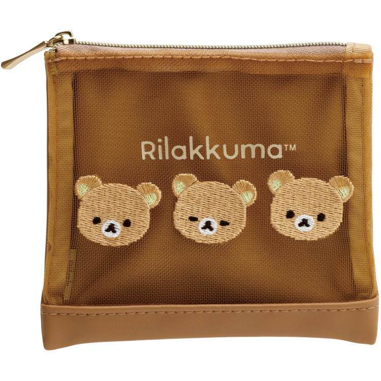 日本SanX正品Rilakkuma鬆弛熊 零錢包硬幣包(Mini Face)