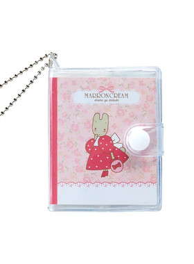 日本Sanrio正品Marron Cream兔媽媽 迷你書型匙扣包掛件