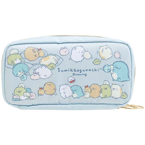 日本SanX正品Sumikko Gurashi角落生物手拿包化妝包收納包Drawing