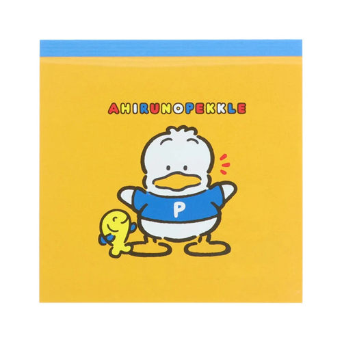 日本Sanrio正品AP鴨Ahiru no Pekkle 便簽本便條紙Retro