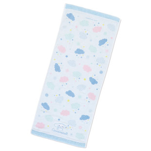 日本Sanrio正品Cinnamoroll玉桂狗雙面面巾運動汗巾(毛巾紗巾)-雲