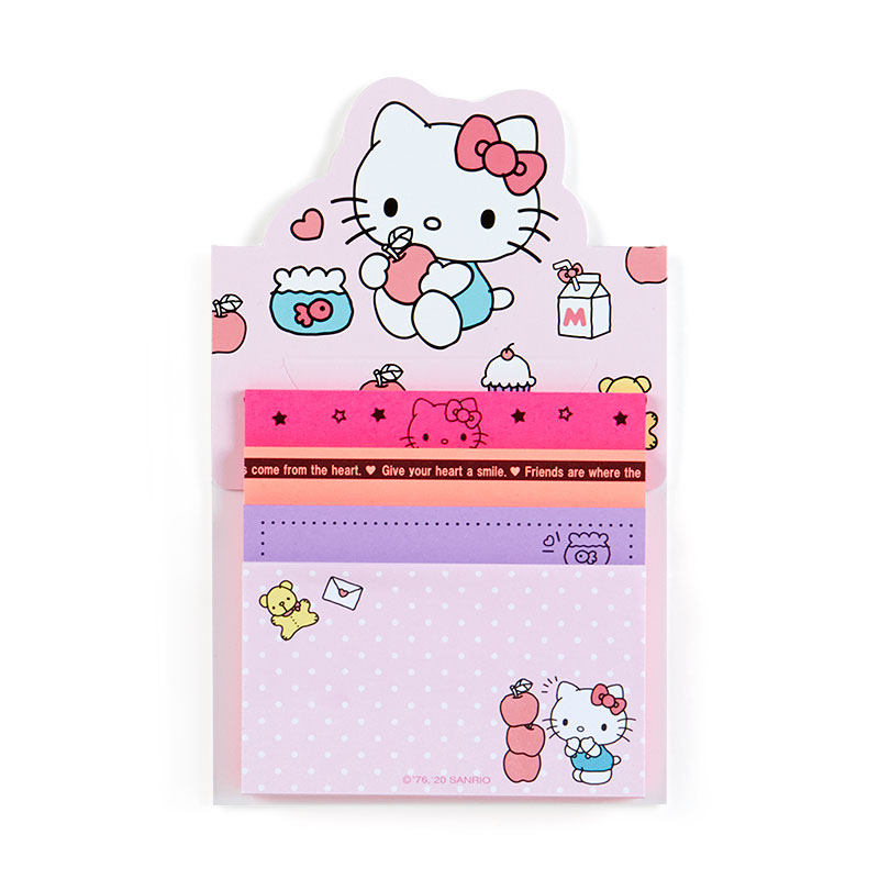 日本Sanrio正品Hello Kitty 便簽本便條紙留言紙(4種)