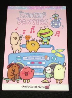 日本San-X正品Chickip Dancers 便簽本便條紙留言紙B (Party)