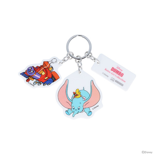 日本Disney正品Dumbo小飛象 匙扣匙圈(三連)