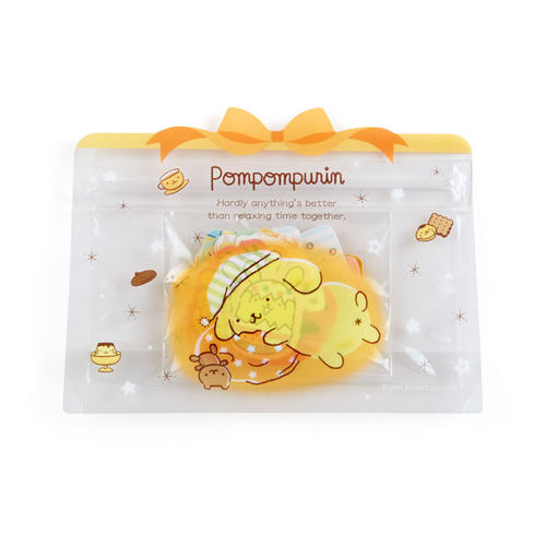 日本Sanrio正品Pompompurin布甸狗 袋裝貼紙(Clear)