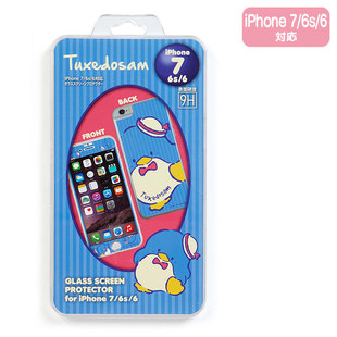日本Sanrio正品Tuxedo Sam企鵝 iPhone7/6s鋼化玻璃貼膜前後貼