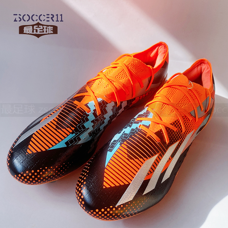AdidasX梅西FG天然草足球鞋