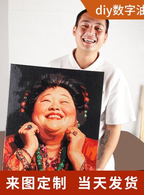 子儒画艺丙烯diy数字油画