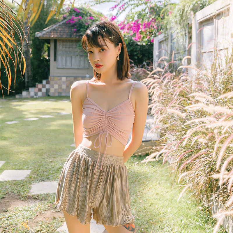 OMOM Swimsuit Fission Three Skirt conservative Show thin Small chest Gather hot spring Bath girl Swimsuitin the Sports/Yoga/Fitness/Fans supplies , Swim , Split swimsuit  category - from Buy2taobao.com to provide professional Taobao agent buy service
