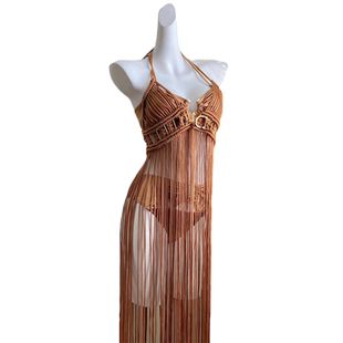 【纸醉金迷】新款波西米亚性感比基尼泳衣沙滩海边度假游泳装4006