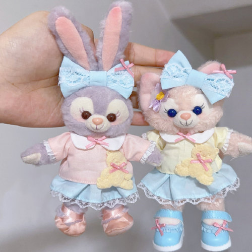 「海盐布丁」玲娜贝儿冰箱贴挂件娃衣衣服站姿包挂钥匙扣着替衣服