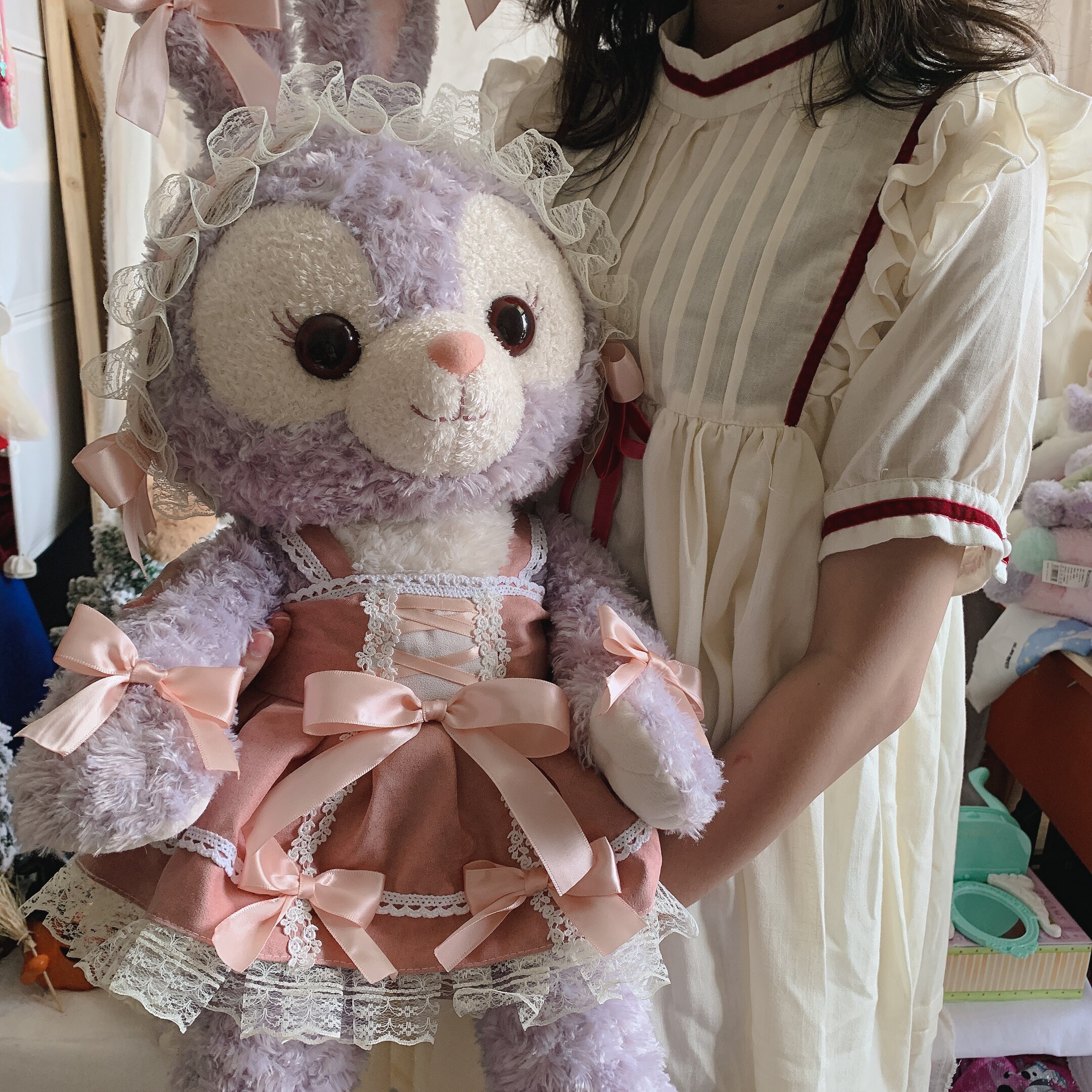 80cm星黛露衣服 星黛兔裙子 芭蕾兔着替 大号bbd可爱玩偶毛绒玩具